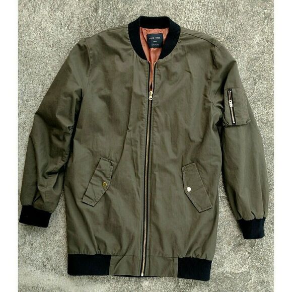 LoveTree oversized bomber jacket. Small - Picture 1 of 2